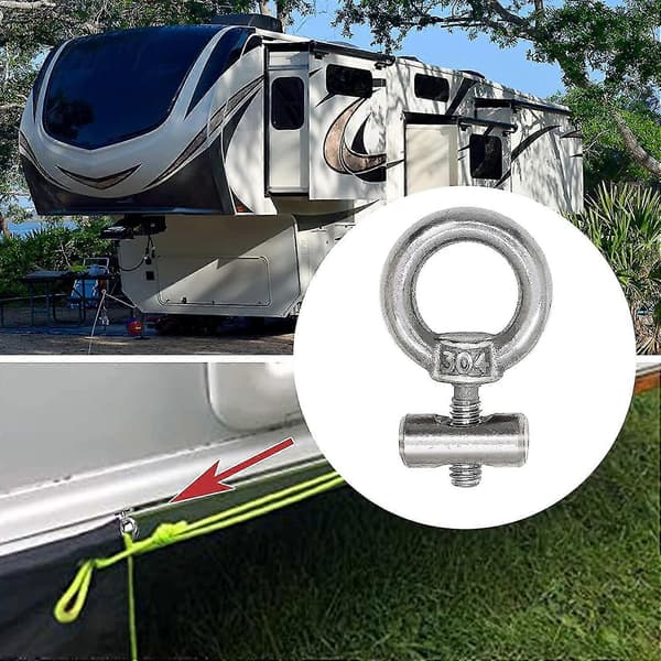 Markise Skinnerstopper 6mm Til Campingvogn Autocamper Teltudstyr Tilbehør (2 stk)