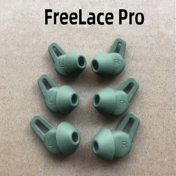 Udskiftning Silikone Ørepropper Headset Kablede Øretelefoner til Huawei Freelace Pro Black Medium