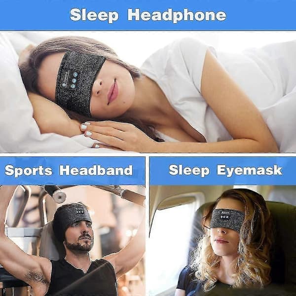 Bluetooth sporthuvudband, sömnpannband, Bluetooth sömnlurar