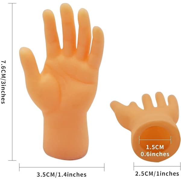 Fingerdocka Mini Finger Mini Finger Mini Finger Tok 10 st S