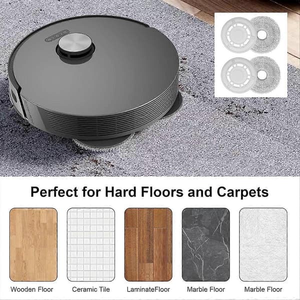 Moppekludeplader til X20+, til L10s Pro Gen 2/ L10 Ultra/ L10S Pro/L10S Ultra/ L10 Prime/ X20 Pro P