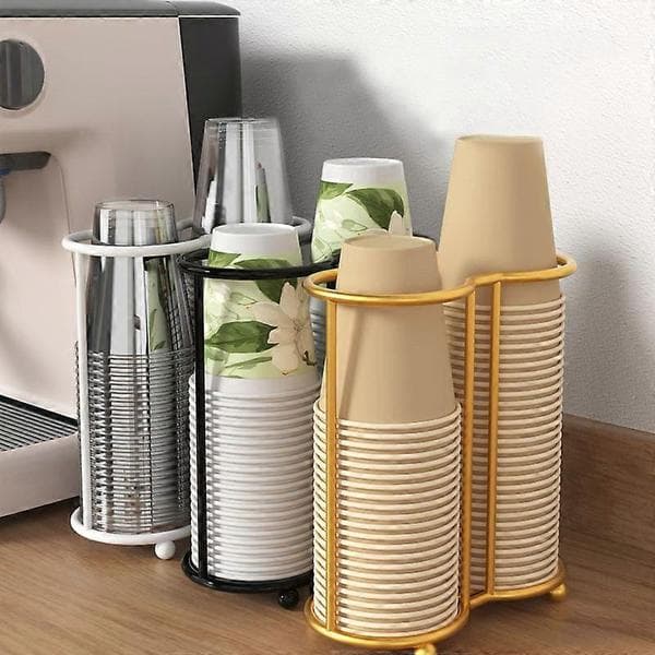 Kjøkkenpapirkoppholder Engangskopper Plukker Multifunksjonell Skrivebordskoppholder Husholdningskaffekoppholder For Hjemmet B2