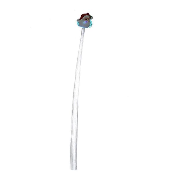 Lysende fiberoptisk hårfletning - LED-lys, 3 sekunders klip, festtilbehør christmasgiftbox Onesize