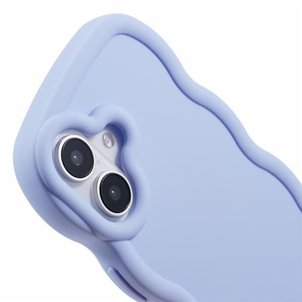 iPhone 17 Mobilskall Bølgete Lila