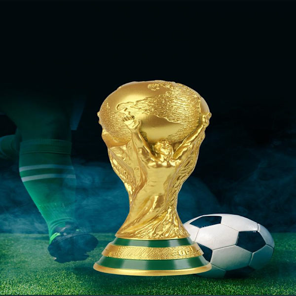 FIFA VM-trofæ 2022 Qatar Replika 8,2 tommer - Ejer en samlerversion af verdens største fodboldpris