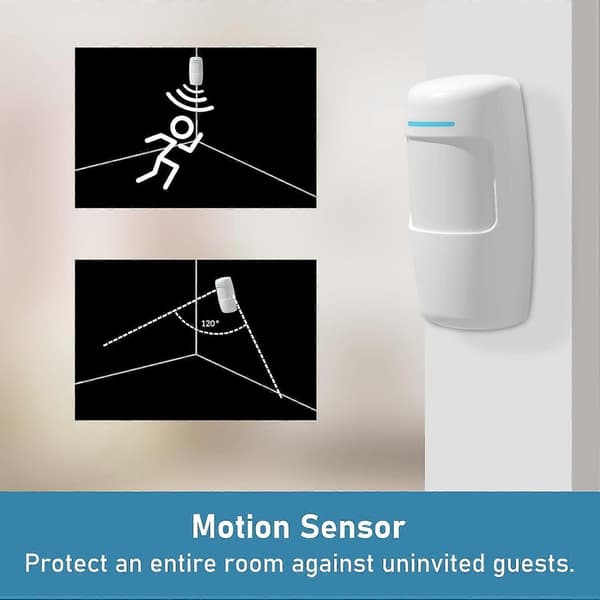 Rörelsesensor 2-pack - Kompatibel med tolviviov hemlarmsystem - HUB krävs