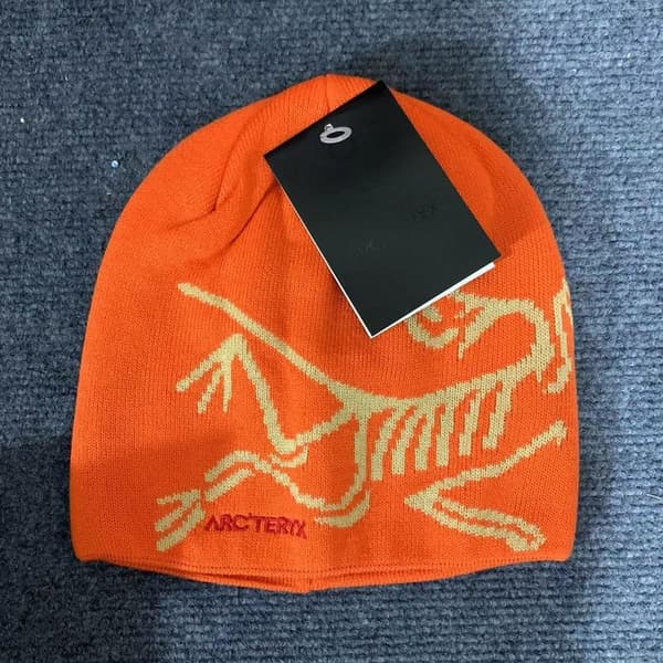 ARC'TERYX Herr Mössa Casual Varm Vinter Skidmössa Orange