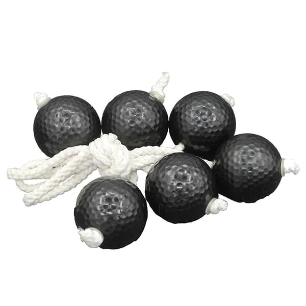 Tikapallopeli, golfinheittopeli, puutarhalelut, puutarhapelit, nurmikkopelit Black
