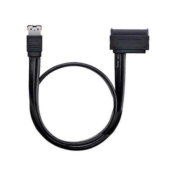7+15Pin SATA HDD til strøm ESATA-adapter strøm ESATA USB 2.0 5V 12V