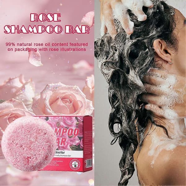 Ros Schampotvål - Oljekontroll & Mjukt Voluminöst Hår