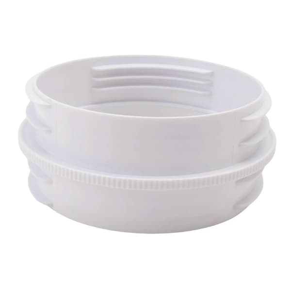 Mobil luftkonditionering avgasrörskoppling 13/15CM Universal rörreducerare ventilationsrör förlängningsadapter White