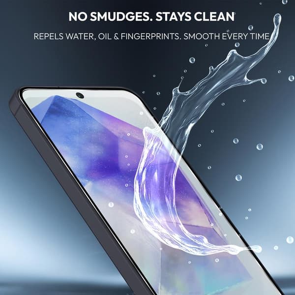 2-pack Samsung A55 Screen Protector - Tempered Glass | [Automatic Installation] - Bubble-Free Samsung A55
