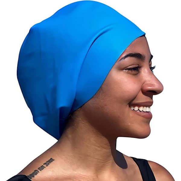 XL, Badehette for dreadlocks Langt hår Badehette Låser Badehette Afrohår Badehette Holder håret ute av vannet. Badehette