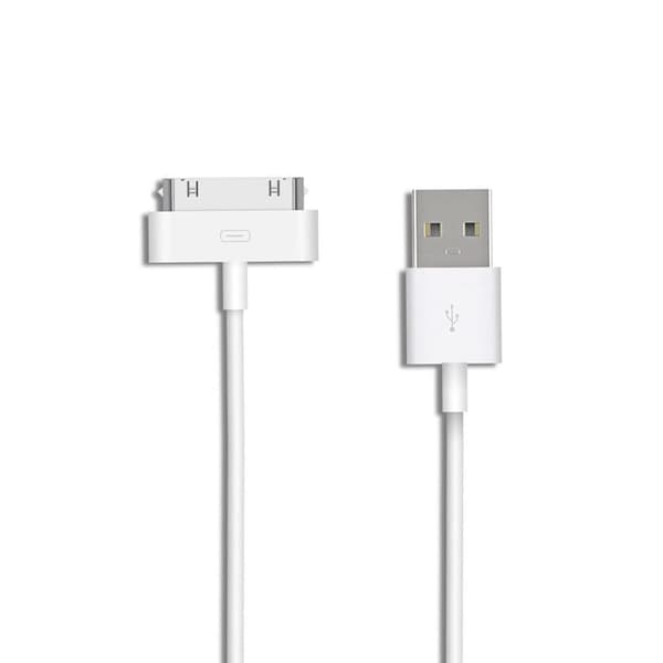 30-pin Charging Cable Compatible with iPhone 4 4s 3G 3GS, iPad 1st 2nd 3rd Generation, iPod Touch, iPod Nano, iPod Classic USB