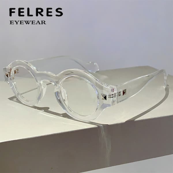 Blålysblokkerende runde lesebriller for menn og kvinner, retro presbyopiske briller Leopard Leopard Leopard +1.50 strength