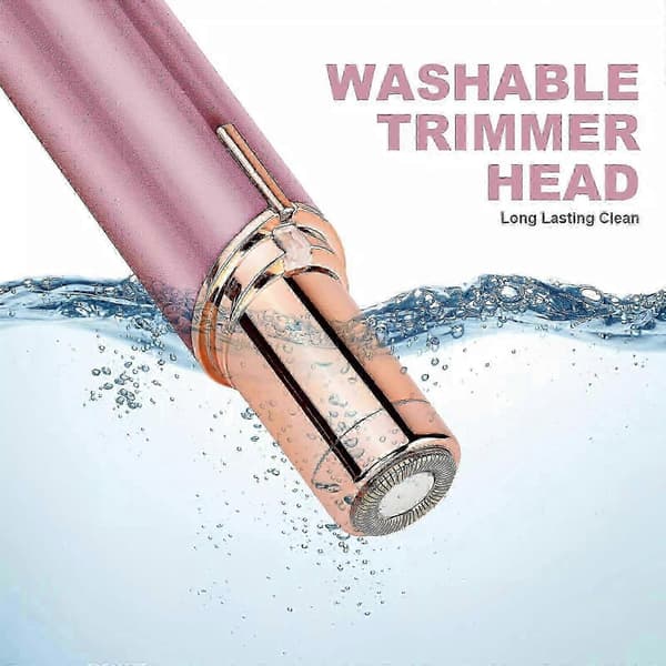 Bærbar Trådløs Ansiktshårfjerner for Kvinner med Trimmer og Epilator
