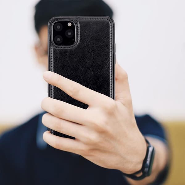 iPhone 13 Mini - Etui / Magnetisk 2-i-1 Pung Etui - Vælg Farve! Sort