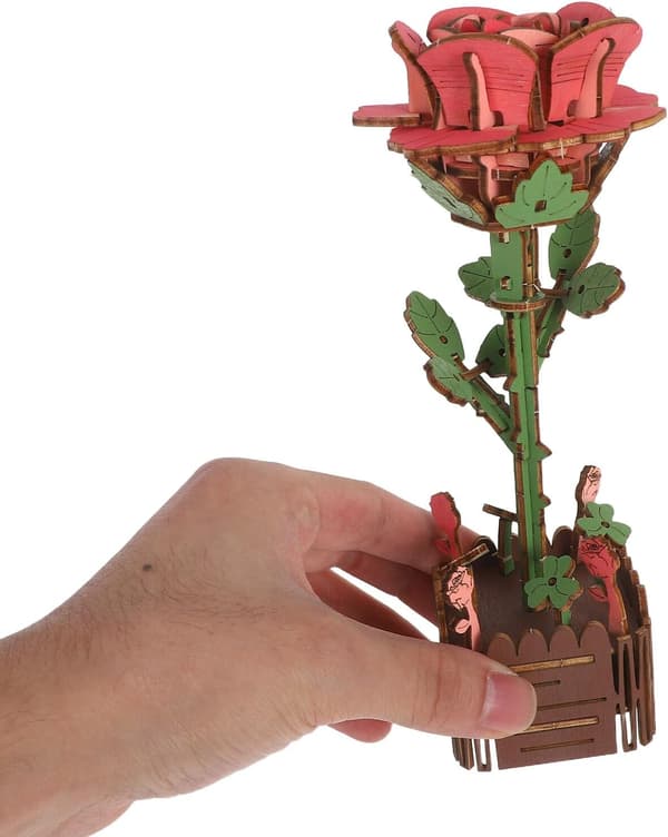 Puinen kukkapalapeli, DIY ruusukimppu