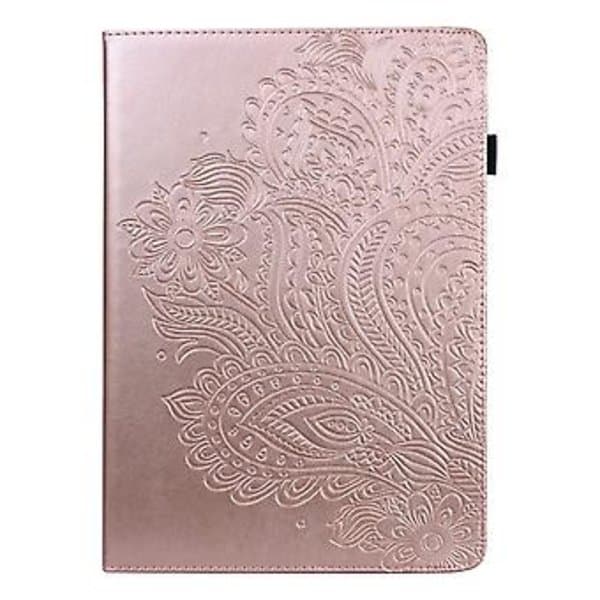 TPU+PU-deksel til Samsung Galaxy Tab S6 Lite P610 (Rosegull)