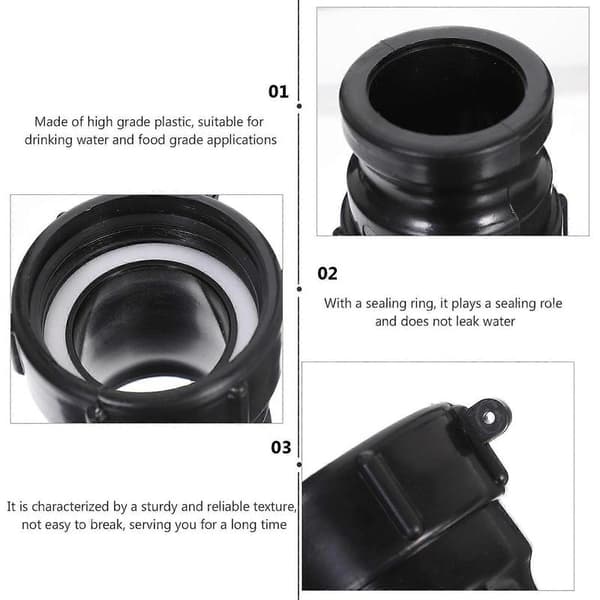 2 stk. knastfitting 2 tommer til 2 tommer NPT IBC-beholderfitting lynkobling