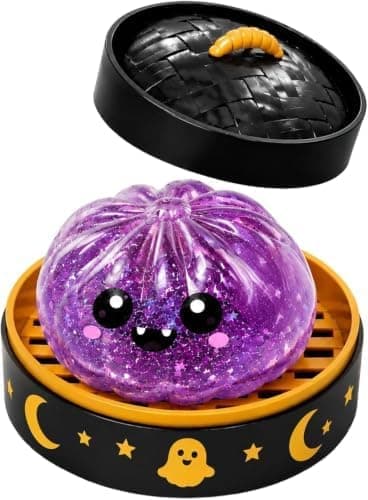 Halloween Ghost Dumpling Squishies Legetøj, Sød Spøgelse Squishy med Dampkoger, Blød Sensorisk Fidget Stressbold til Halloweenfestfavoritter Style 5