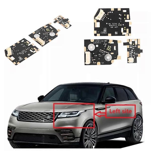 For Land Rover Range Rover Velar 2018-2021 Bil Kjørelys DRL-kort LED-frontlys-chips Left