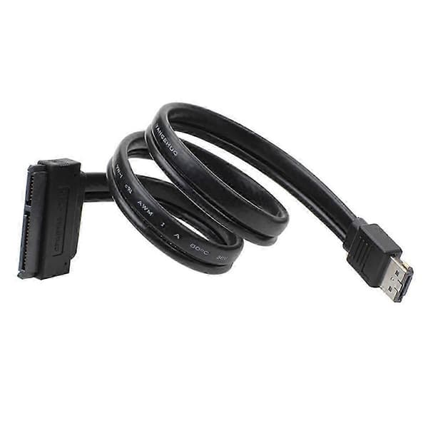 7+15Pin SATA HDD til strøm ESATA-adapter strøm ESATA USB 2.0 5V 12V
