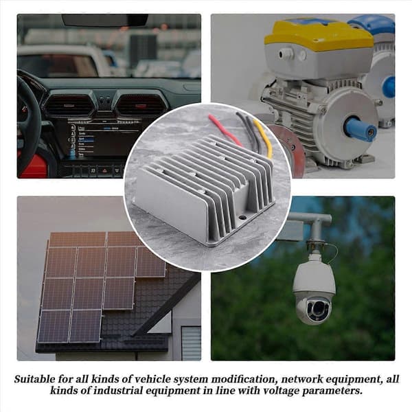 48V til DC 12V 20A 240W DC/DC-konverter regulator reducer strømkonverter DC-DC-modul Silver