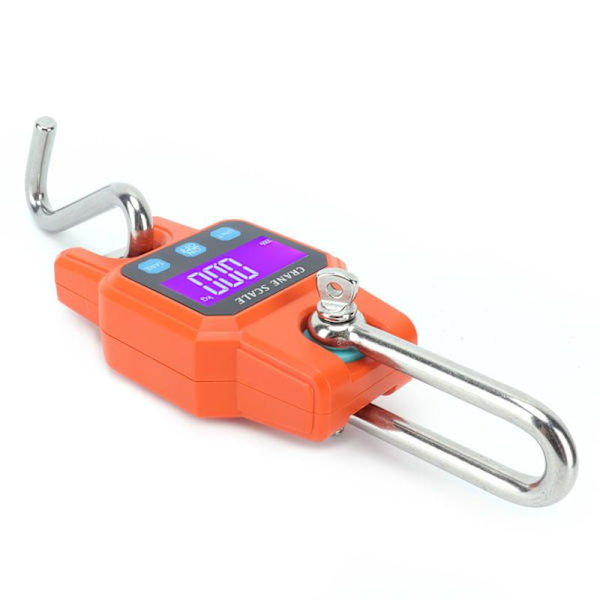 WH-C06 Rechargeable Digital Hanging Scale Mini Crane Scale Electronic Hook Scale for Home (Orange)