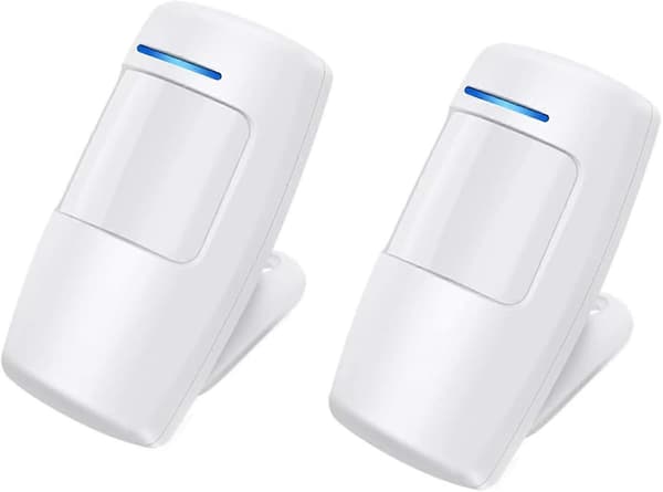 Rörelsesensor 2-pack - Kompatibel med tolviviov hemlarmsystem - HUB krävs