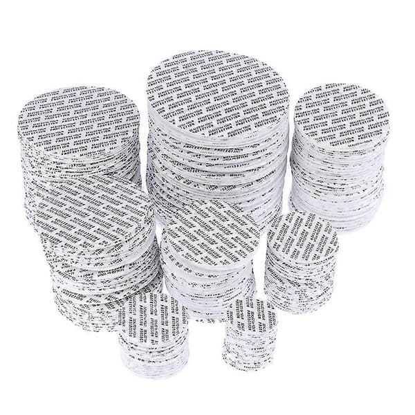 200 st självhäftande skumtryckkänslig tätningslockfoder manipulationssäkra tätningar foder för kosmetisk burkflaska kruka 20MM-82MM 32mm-200pcs
