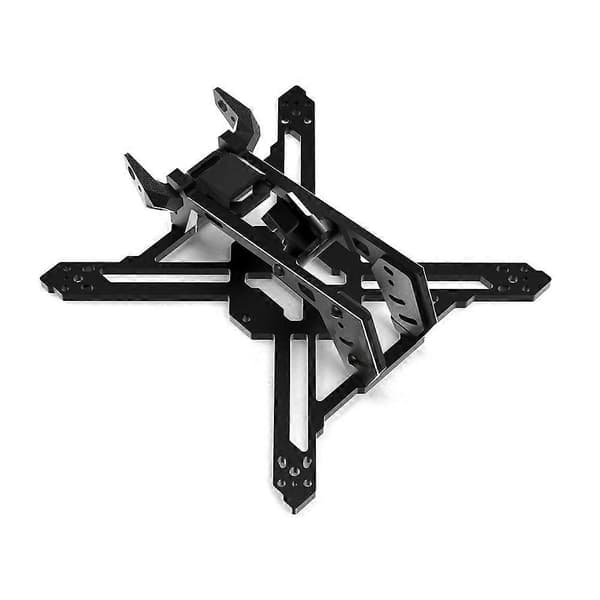 2-tums FPV Drönarramkit 115 mm Kolfiber Stöder Anpassad Utskrift Batterifack för RC FPV Freestyle Drönare Black