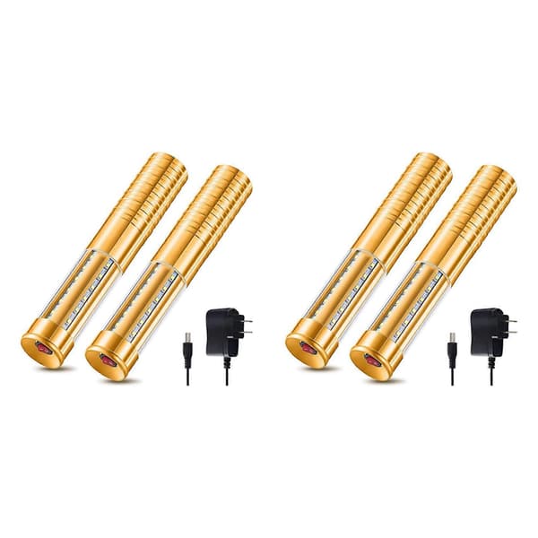 Pcs LED Strobe Baton Light LED Flaskeservicelys Gjenbrukbart LED-lys Champagneflaske Håndholdt lys Gull, US-plugg Or