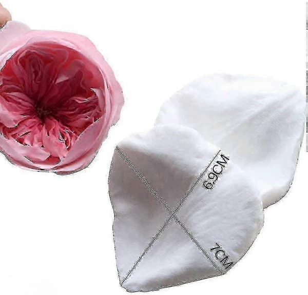 3D Rosenblade Silikoneform - Chokolade, Fondant, Cookie Bagning & Sæbeforme (Former)