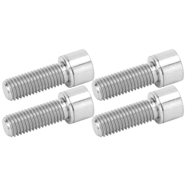 4 pcs M7x20mm Titanium Alloy Bicycle Headset Stem Bolts Inner Hex Screws