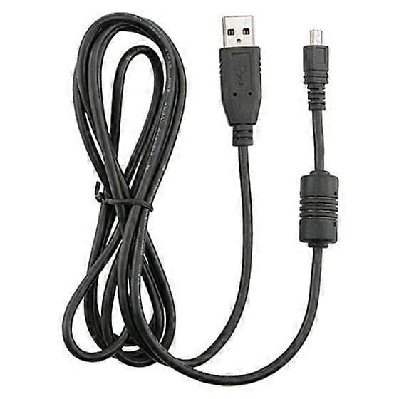 USB-kabel 8D UC-E6 för Nikon Coolpix L110, L21, L22, S3000, S4000, S6000, S8000 Noir
