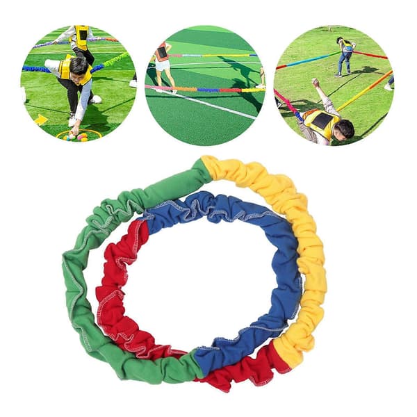 Elastisk kooperativ strækbånd modstandsbånd familie dynamisk bevægelse Circumference 2m