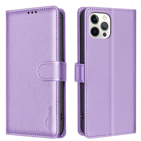 iPhone 12/12 Pro Cover - RFID-beskyttelse & Pung i Ét Mørkeblå