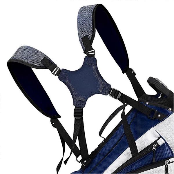 Portable Golf Shoulder Strap Double Shoulder Adjustable Golf Bag Straps Replacement Strap Padded Co