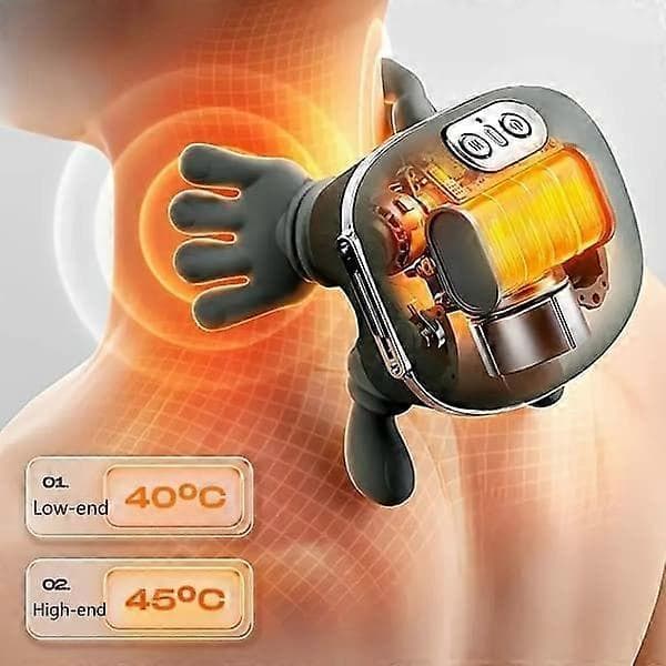 Nakke- og kroppsmassasje - 4D-elting med varme