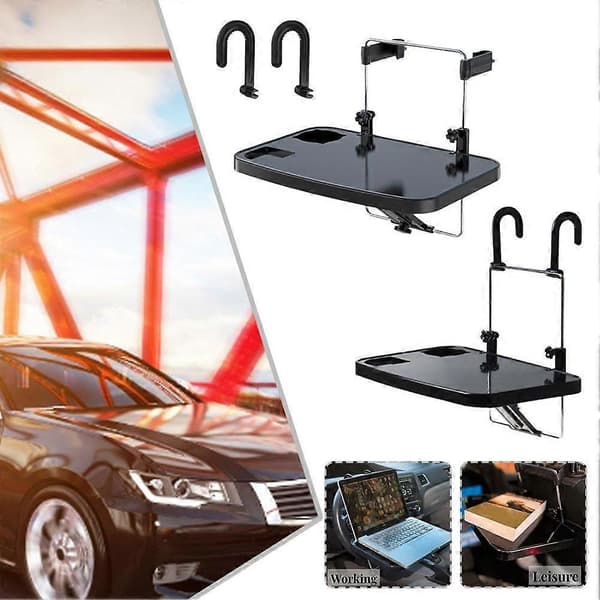 Bærbar bilratt setebrett baksetet laptopbord matbrettstativ A 1pcs