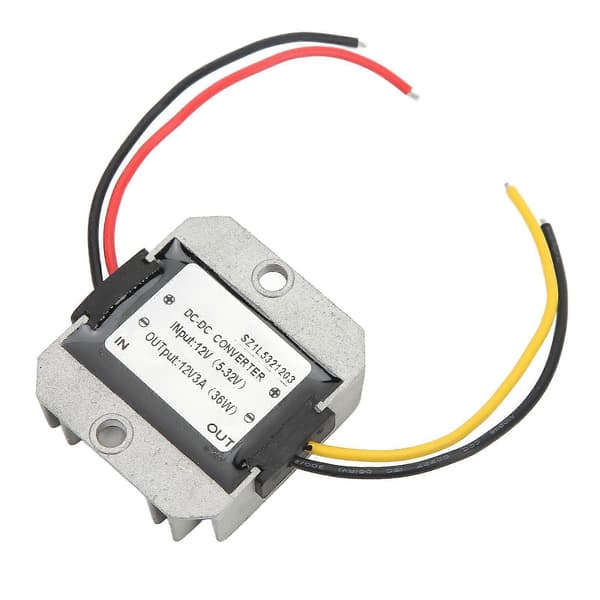 12V til 12V 3A Vanntett DC-omformermodul Justerbar Spenningsregulator
