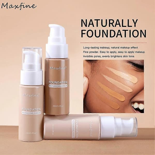 MAXFINE Flytande Foundation Återfuktande-40ml 1 40ml