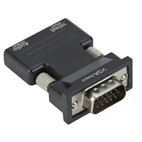 HDMI til VGA-adapter med 3,5 mm AUX