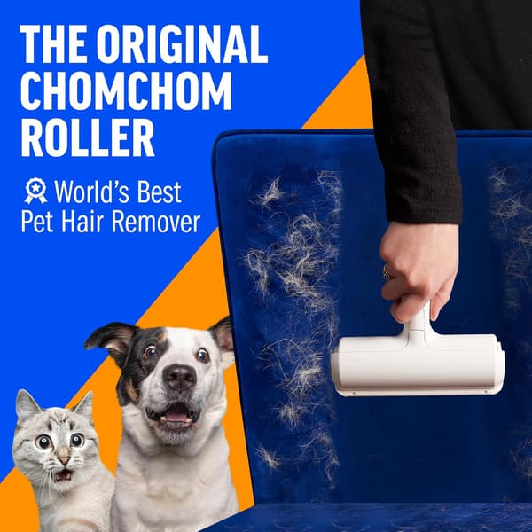 Rullende Dyrehårfjerner og Gjenbrukbar Lobørste - ChomChom Katte- og Hundehårfjerner