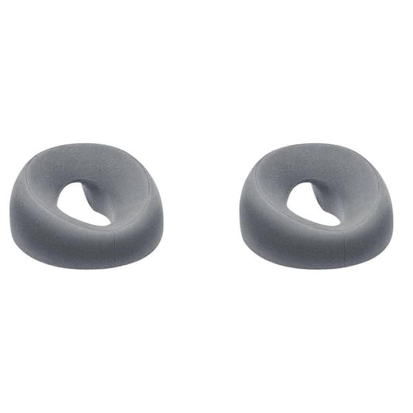 2X Ergonomi Liggande Kudde Memory Foam Huvudstöd Stödkudde Kroppsmassage Ansiktskudde för Skönhetssalong-A Grey