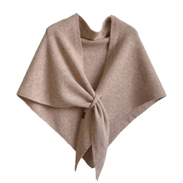 Damhalsduk Pashmina & Triangulär Sjal – Varm Lång Sjal för Fest & Vinterbruk Khaki