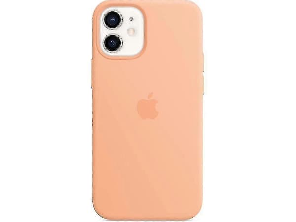 MagSafe-kompatibelt silikonskal för iPhone 12 Mini Begonia Pink