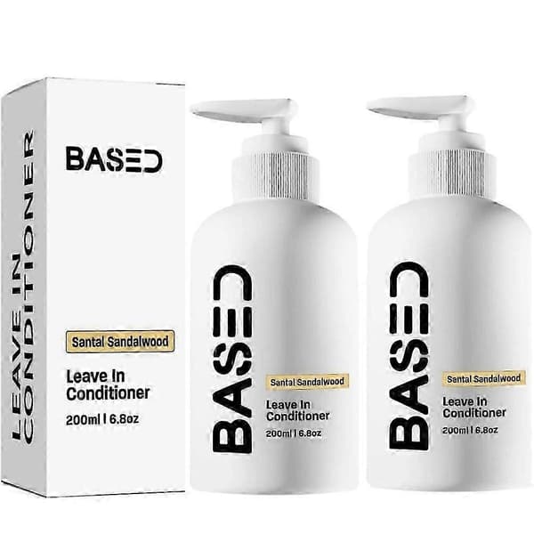 Leave-In Balsam, Umiddelbar Krøllkontroll, Hydrerer og Pleier Håret - HF 2pcs