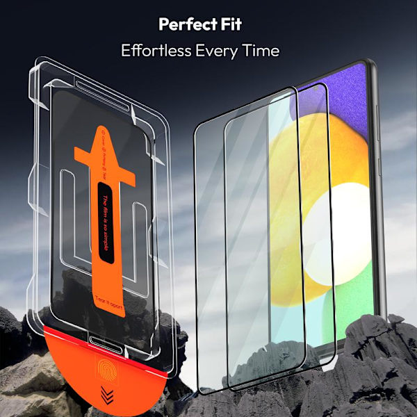 2-pack Samsung A52 Screen Protector - Tempered Glass | [Automatic Installation] - Bubble-free Samsung A52